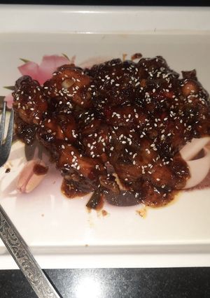 হানি গ্লেজড চিকেন (honey glazed chicken recipe in Bengali) রেসিপির প্রধান ছবি