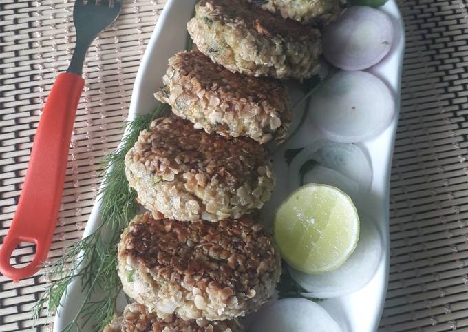 Oats fish kabab