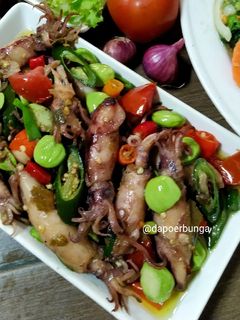 Foto resep Cumi Asin Pete Cabe Ijo