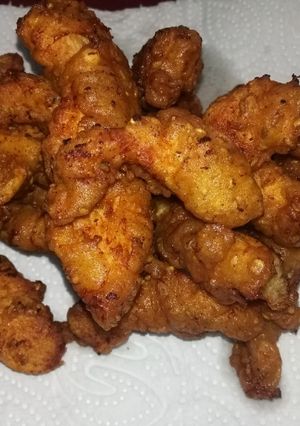 صورة لوصفة أصابع الدجاج المقرمشة 😋