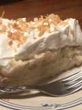 Old fashioned coconut cream pie