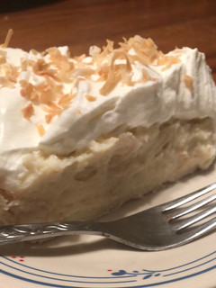 A picture of Old fashioned coconut cream pie.
