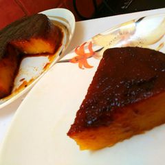 Caramel bread pudding A picture of Caramel bread pudding.
