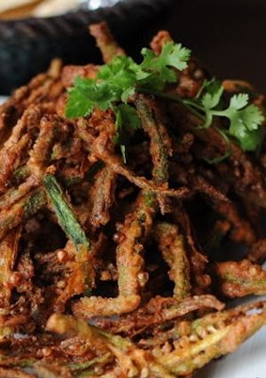 A picture of Bhindi Kurkuri.