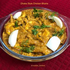 A picture of Dhaba Style Chicken Bharta.