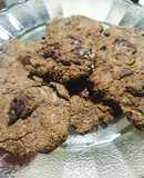 Galletitas de avena, almendra y chocolate