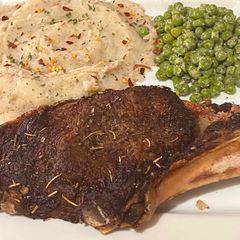 Air fryer steak A picture of Air fryer steak.