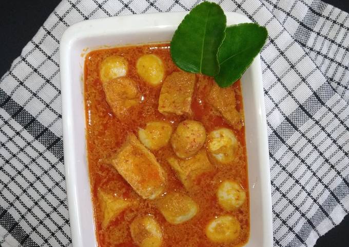 164. Gulai Telur Puyuh Tahu Kuning