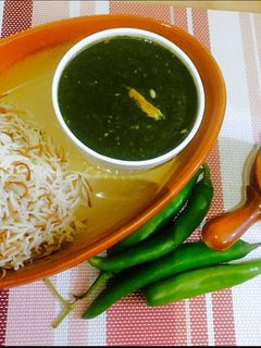 صورة لوصفة ملوخية ورز بالشعيرية