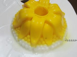 صورة لوصفة كاستر المانجو//mango mousse