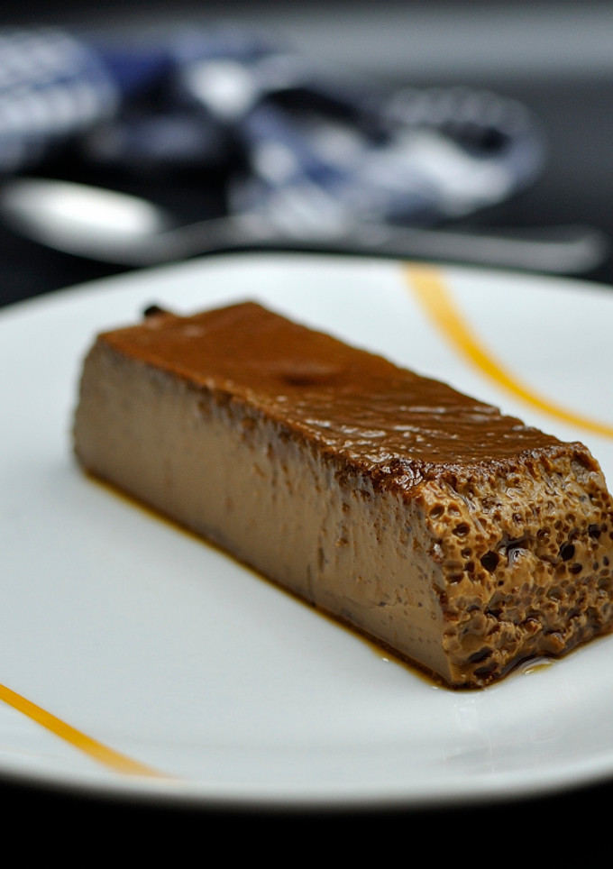 Una foto de Flan de cafe