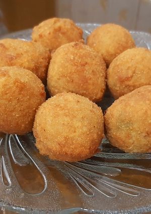 A picture of Chicken cheese balls❤🥰.