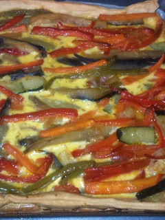 Una foto de Quiche de verduras