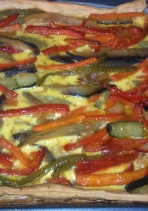 Una foto de Quiche de verduras
