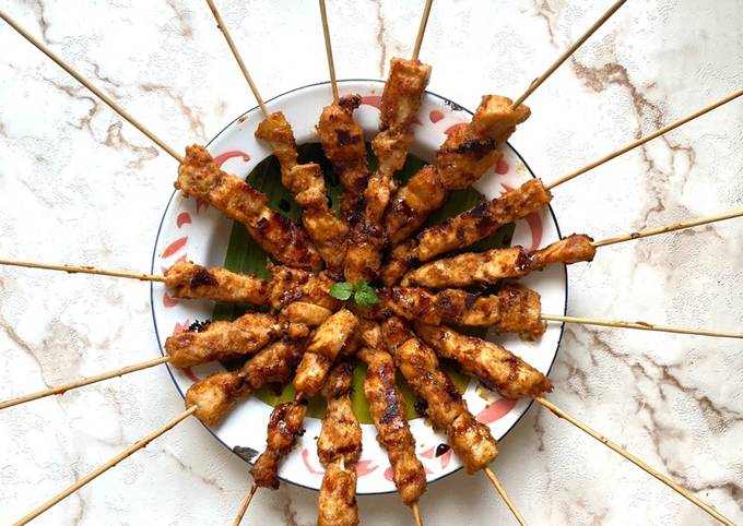 Ternyata ini loh! Cara praktis bikin Sate Ayam Bumbu Sate Padang yang sedap