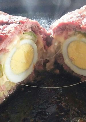 Una foto de Arrollado de carne picada.😋😉