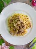 Spaghetti Carbonara (Susu UHT)
