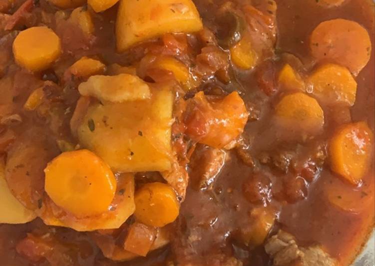 Comment Cuisiner Mijoté de porc et pommes de terre au Cookeo