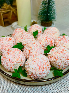 Фото Крабові кульки з оливками.