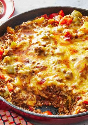 A picture of Stuffed Pepper Skillet.