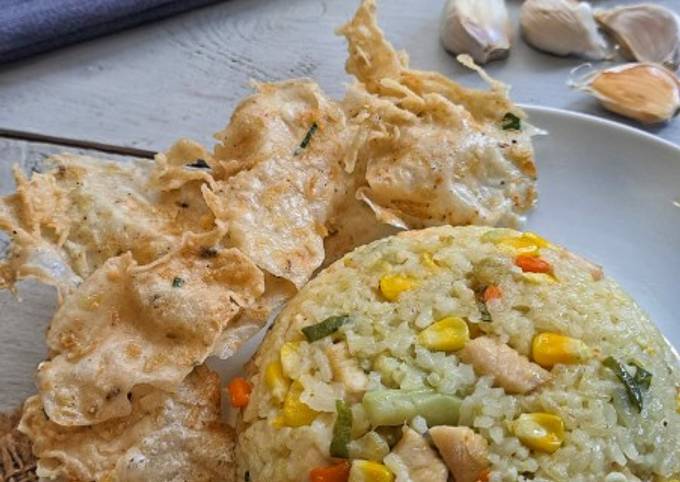 Resep Butter Rice Chicken And Vegetables Rice Cooker Oleh Karimah - Cookpad