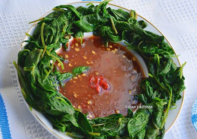 Kangkung Bumbu Sambal Rujak