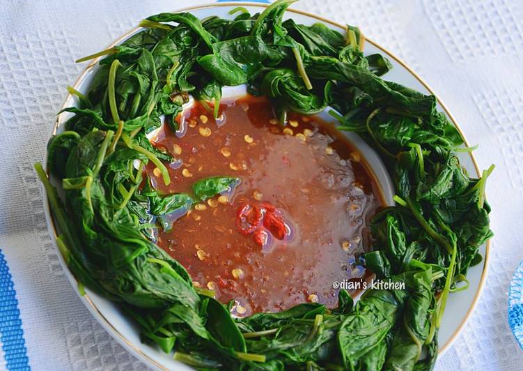Bumbu Kangkung Bumbu Sambal Rujak | Bahan Membuat Kangkung Bumbu Sambal Rujak Yang Lezat