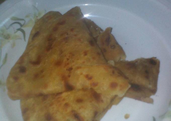 Carrot and onion chapati