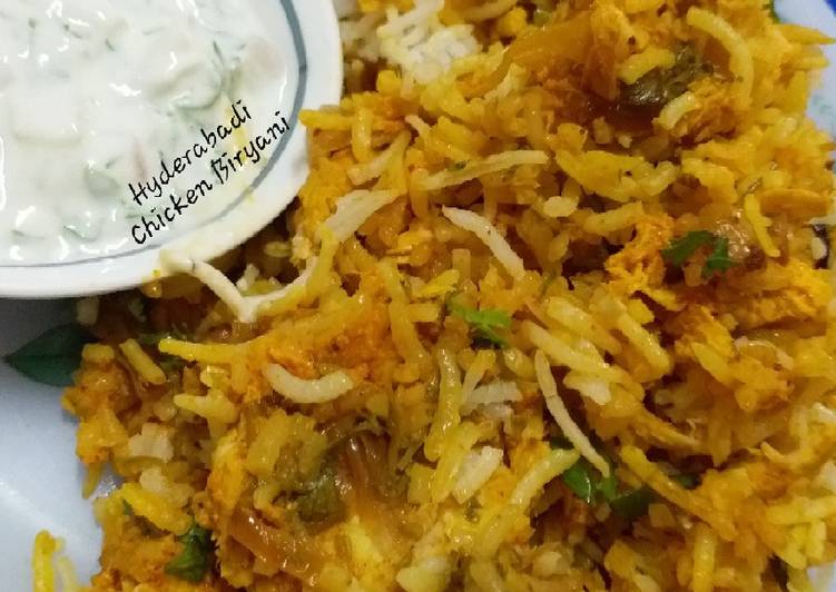 How to Make Homemade Hyderabadi Chicken Biryani Restaurant Style