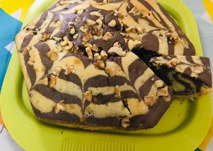 Recipe of Favorite Marble cake (eggless)