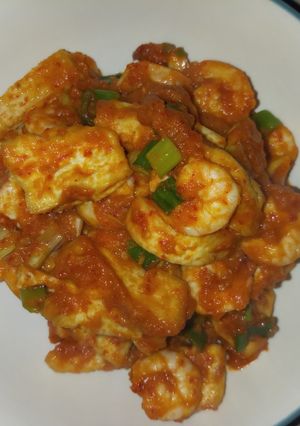 Foto resep Udang Saos Padang