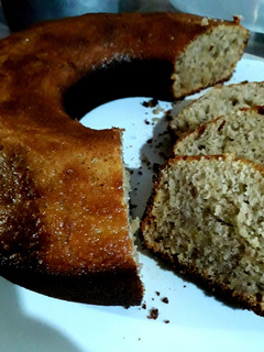 Una foto de Budín de banana
