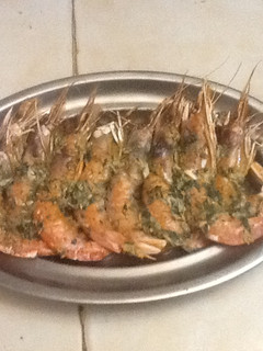 Una foto de Gambones al horno