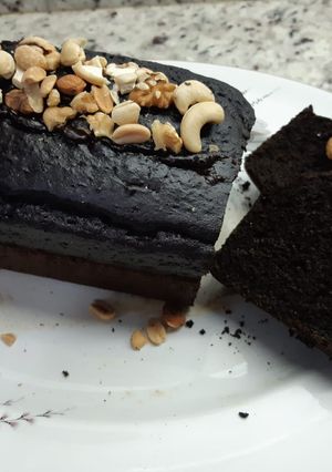Una foto de Budín de Algarroba y Cacao