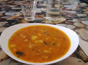 Una foto de Encebollado de Ecuador