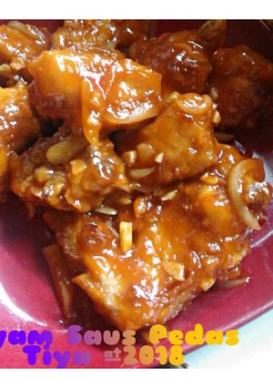 Foto resep Ayam Saus Pedas
