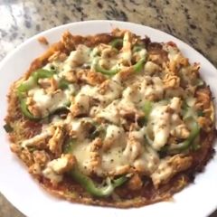 A picture of Potato pizaa.