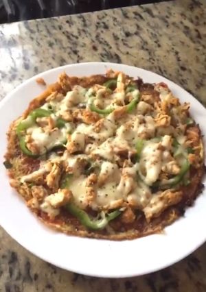 A picture of Potato pizaa.