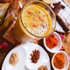 A picture of Masala Golden Milk.