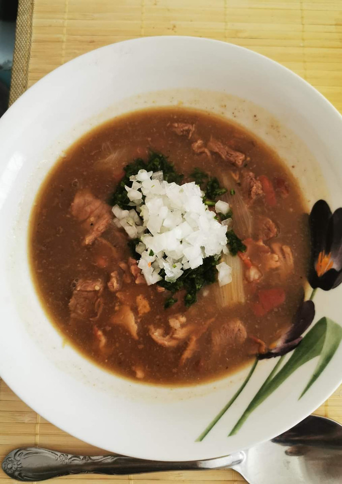 Una foto de Carne en su jugo