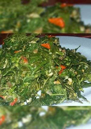 Foto resep Tumis daun singkong ijo 🌿🌿