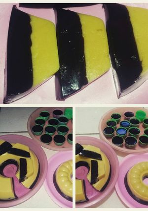 Foto resep Puding Mentega lapis coklat