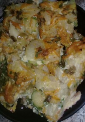 صورة لوصفة غراتان بالخضر بدون لحم بنة بنة هايلا 😋😋