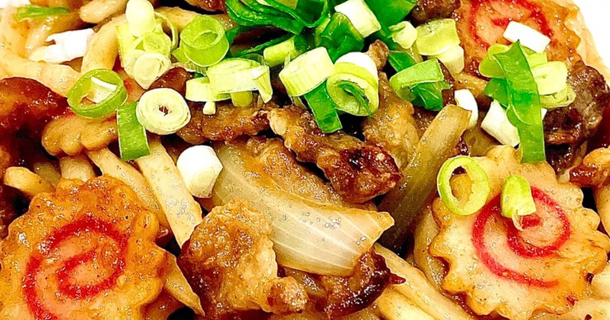 Resep Pork Belly Yaki Udon oleh Nathalia Tj Cookpad