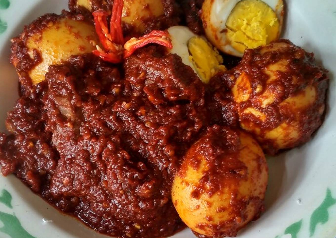 Telur masak habang /telur masak merah