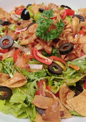 Foto resep Fattoush / Salad Sayur Suriah