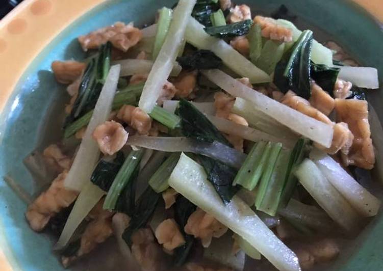 [73] Tumis Labu Siam Sawi Tempe