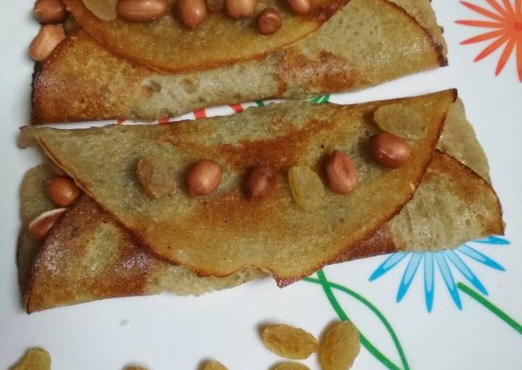 Jaggery stuff pan cake
