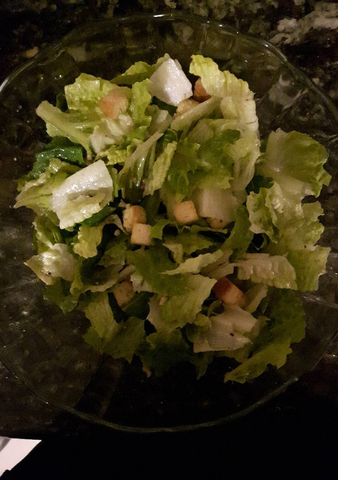 A picture of Caesar Salad.