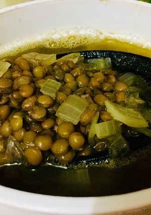Una foto de Lentejas rancheras
